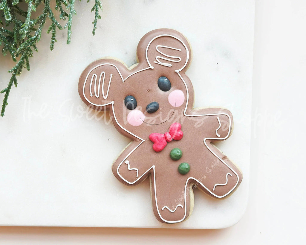 Cookie Cutters - Christmas Mouse Cookie Cutters Set - Set of 5 - Cookie Cutters - The Sweet Designs Shoppe - - ALL, Christmas, Christmas / Winter, Christmas Cookies, Cookie Cutter, cookies for Santa, Ginger boy, ginger bread, Ginger girl, gingerbread, gingerbread man, Mini Sets, new, Promocode, regular sets, set, Snack Theme park, Snowman, STL, Theme Park, Theme park Snack