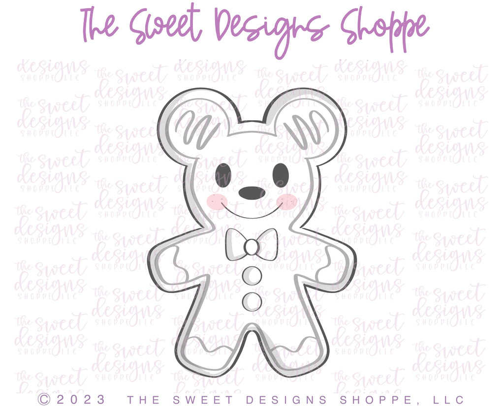 Cookie Cutters - Christmas Mouse Cookie Cutters Set - Set of 5 - Cookie Cutters - The Sweet Designs Shoppe - - ALL, Christmas, Christmas / Winter, Christmas Cookies, Cookie Cutter, cookies for Santa, Ginger boy, ginger bread, Ginger girl, gingerbread, gingerbread man, Mini Sets, new, Promocode, regular sets, set, Snack Theme park, Snowman, STL, Theme Park, Theme park Snack