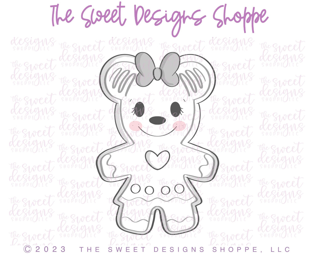 Cookie Cutters - Christmas Mouse Cookie Cutters Set - Set of 5 - Cookie Cutters - The Sweet Designs Shoppe - TSDS - - ALL,Christmas,Christmas / Winter,Christmas Cookies,Cookie Cutter,cookies for Santa,Ginger boy,ginger bread,Ginger girl,gingerbread,gingerbread man,Mini Sets,Promocode,regular sets,set,Snack Theme park,Snowman,STL,Theme Park,Theme park Snack