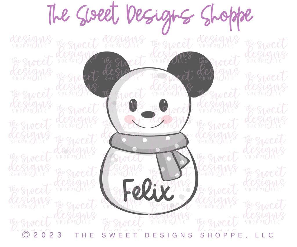 Cookie Cutters - Christmas Mouse Cookie Cutters Set - Set of 5 - Cookie Cutters - The Sweet Designs Shoppe - TSDS - - ALL,Christmas,Christmas / Winter,Christmas Cookies,Cookie Cutter,cookies for Santa,Ginger boy,ginger bread,Ginger girl,gingerbread,gingerbread man,Mini Sets,Promocode,regular sets,set,Snack Theme park,Snowman,STL,Theme Park,Theme park Snack