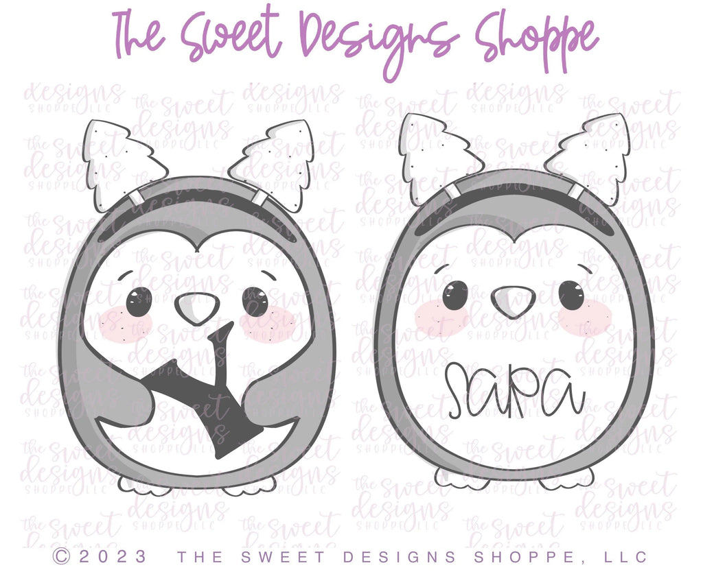 Cookie Cutters - Christmas Penguins Set - Cookie Cutters set - Set of 3 - Cookie Cutters - The Sweet Designs Shoppe - TSDS - - abc,ALL,Animal,Animals,Animals and Insects,Christmas,Christmas / Winter,Cookie Cutter,Mini Sets,Promocode,regular sets,set