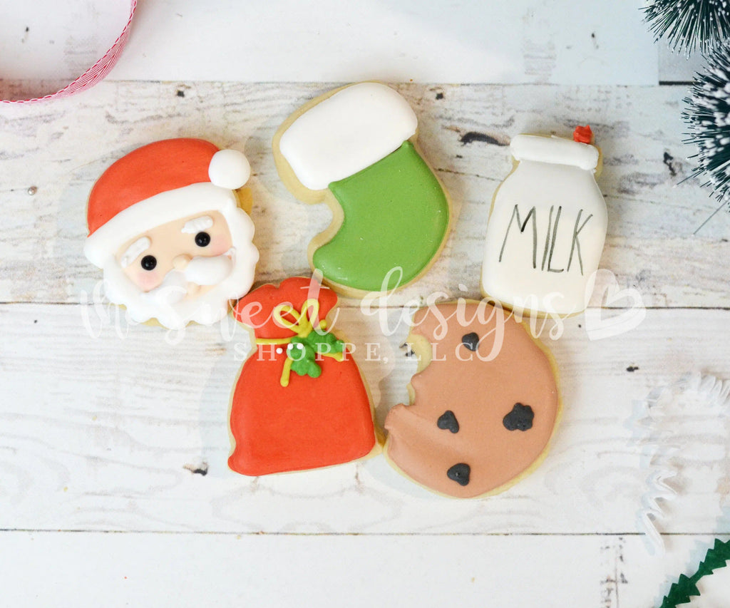 Cookie Cutters - Christmas Santa and Cookie Set - Cookie Cutters - The Sweet Designs Shoppe - - ALL, Christmas / Winter, ChristmasTop15, Cookie Cutter, Mini Sets, Promocode, set, Tiny Set