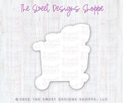 Cookie Cutters - Christmas Shopping Cart - Cookie Cutter - The Sweet Designs Shoppe - TSDS - - ALL,buggy,Christmas,Christmas / Winter,Christmas Cookies,Cookie Cutter,Misc,Miscelaneous,Miscellaneous,Promocode,shop,STL,target