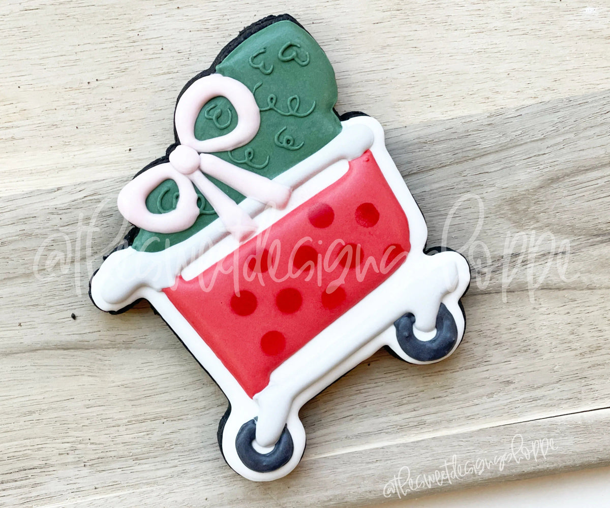 Cookie Cutters - Christmas Shopping Cart - Cookie Cutter - The Sweet Designs Shoppe - TSDS - - ALL,buggy,Christmas,Christmas / Winter,Christmas Cookies,Cookie Cutter,Misc,Miscelaneous,Miscellaneous,Promocode,shop,STL,target