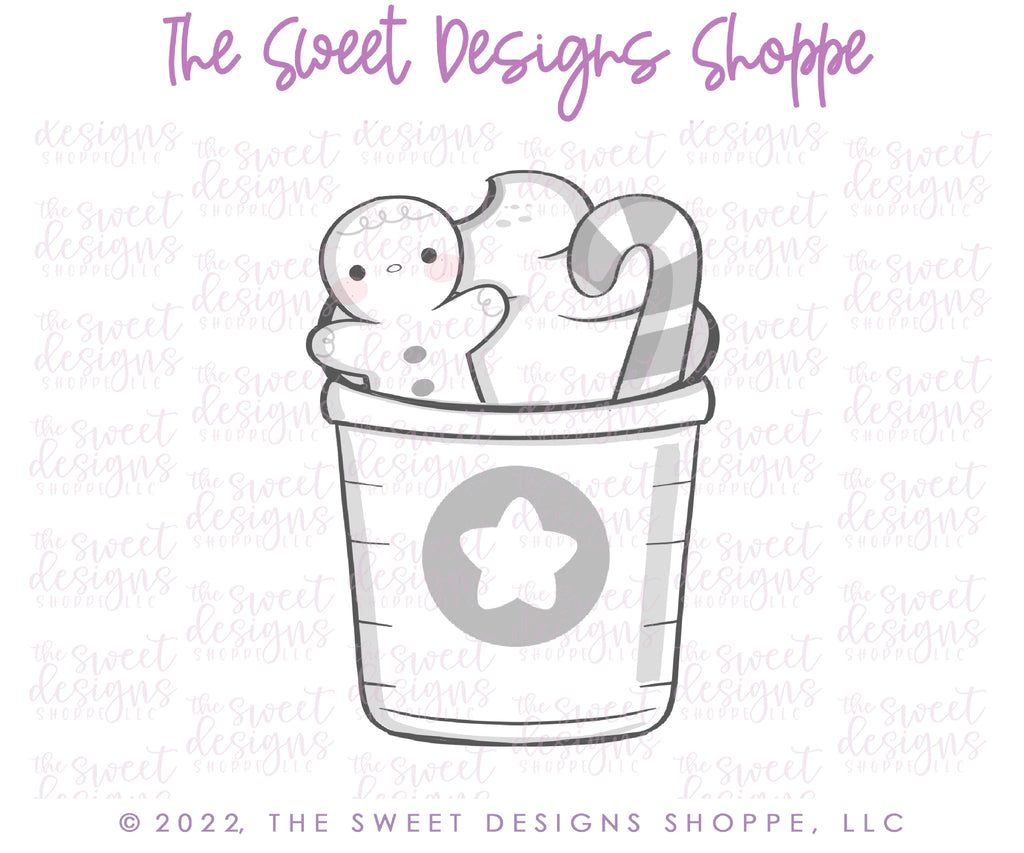 Cookie Cutters - Christmas Shopping - Set of 3 - Cookie Cutters - The Sweet Designs Shoppe - TSDS - - ALL,Christmas,Christmas / Winter,Christmas Cookies,Cookie Cutter,Fall,Mini Set,Mini Sets,Promocode,regular sets,Retro,set,sets,shop,shopping,STL,Target