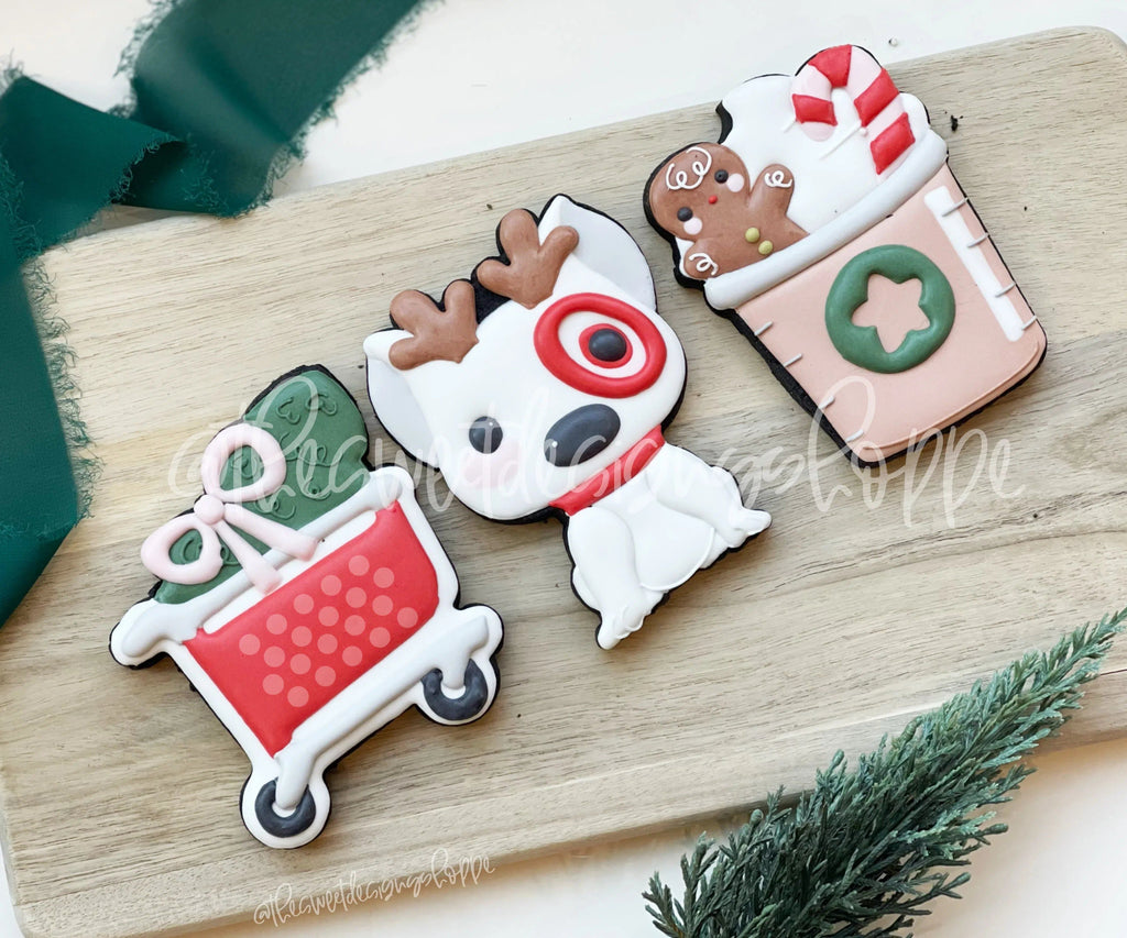 Cookie Cutters - Christmas Shopping - Set of 3 - Cookie Cutters - The Sweet Designs Shoppe - TSDS - - ALL,Christmas,Christmas / Winter,Christmas Cookies,Cookie Cutter,Fall,Mini Set,Mini Sets,Promocode,regular sets,Retro,set,sets,shop,shopping,STL,Target