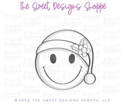 Cookie Cutters - Christmas Smiley Face - Cookie Cutter - The Sweet Designs Shoppe - TSDS - - ALL,boho,Christmas,Christmas / Winter,Cookie Cutter,emogi,Misc,Miscelaneous,Miscellaneous,Promocode,Retro,STL