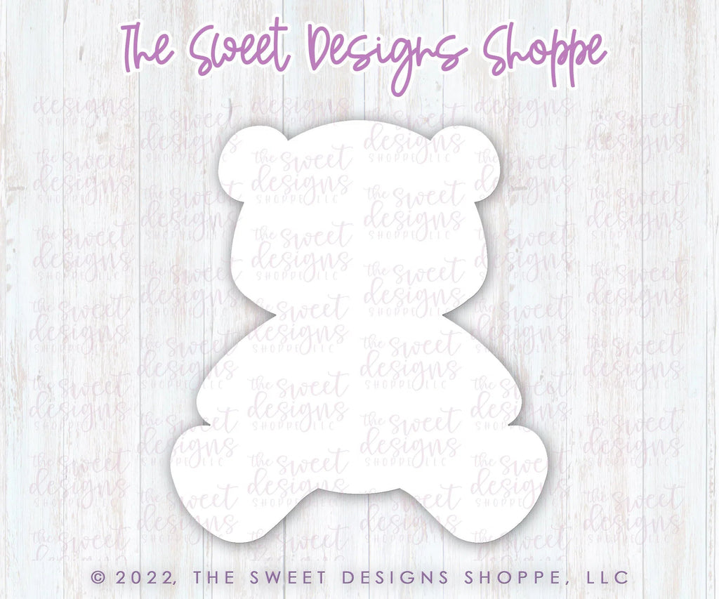 Cookie Cutters - Christmas Teddy Bear - Cookie Cutter - Sweet Designs Shoppe - - Accesories, Accessories, accessory, ALL, Baby, Baby / Kids, baby toys, Christmas, Christmas / Winter, Clothing / Accessories, Cookie Cutter, kids, Kids / Fantasy, Promocode, toy, toys