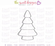 Cookie Cutters - Christmas Tree 01 - Cookie Cutter - The Sweet Designs Shoppe - TSDS - - ALL,Christmas,Christmas / Winter,Christmas Cookies,Cookie Cutter,nature,Promocode,STL