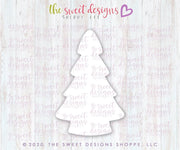 Cookie Cutters - Christmas Tree 01 - Cookie Cutter - The Sweet Designs Shoppe - TSDS - - ALL,Christmas,Christmas / Winter,Christmas Cookies,Cookie Cutter,nature,Promocode,STL