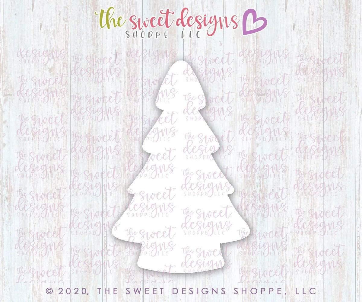 Cookie Cutters - Christmas Tree 01 - Cookie Cutter - The Sweet Designs Shoppe - TSDS - - ALL,Christmas,Christmas / Winter,Christmas Cookies,Cookie Cutter,nature,Promocode,STL
