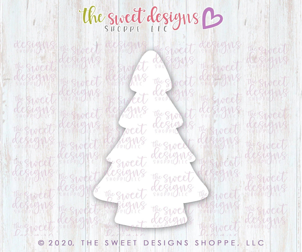 Cookie Cutters - Christmas Tree 01 - Cookie Cutter - The Sweet Designs Shoppe - TSDS - - ALL,Christmas,Christmas / Winter,Christmas Cookies,Cookie Cutter,nature,Promocode