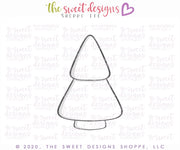 Cookie Cutters - Christmas Tree 04 - Cookie Cutter - The Sweet Designs Shoppe - TSDS - - ALL,Christmas,Christmas / Winter,Christmas Cookies,Cookie Cutter,nature,Promocode,STL
