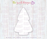 Cookie Cutters - Christmas Tree 04 - Cookie Cutter - The Sweet Designs Shoppe - TSDS - - ALL,Christmas,Christmas / Winter,Christmas Cookies,Cookie Cutter,nature,Promocode,STL