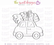 Cookie Cutters - Christmas Tree Car- Cookie Cutter - The Sweet Designs Shoppe - TSDS - - ALL,Christmas,Christmas / Winter,Cookie Cutter,Nature,Promocode,STL,transportation,Trees,Winter