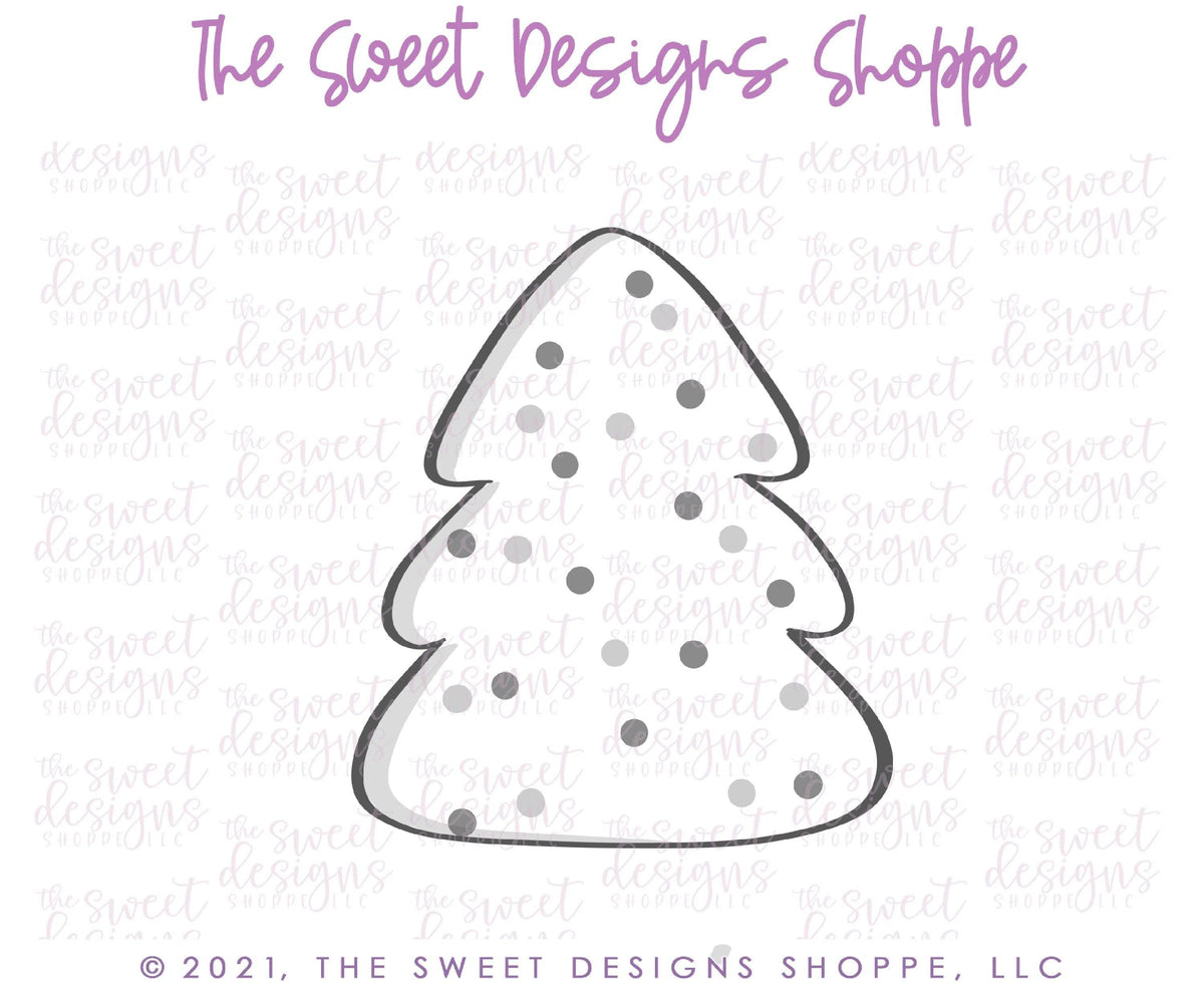 Cookie Cutters - Christmas Tree Frosted Cracker - Cookie Cutter - The Sweet Designs Shoppe - TSDS - - ALL,Christmas,Christmas / Winter,Christmas Cookies,Christmas Tree,Cookie Cutter,cracker,Frosted Cracker,nature,Promocode,Tree