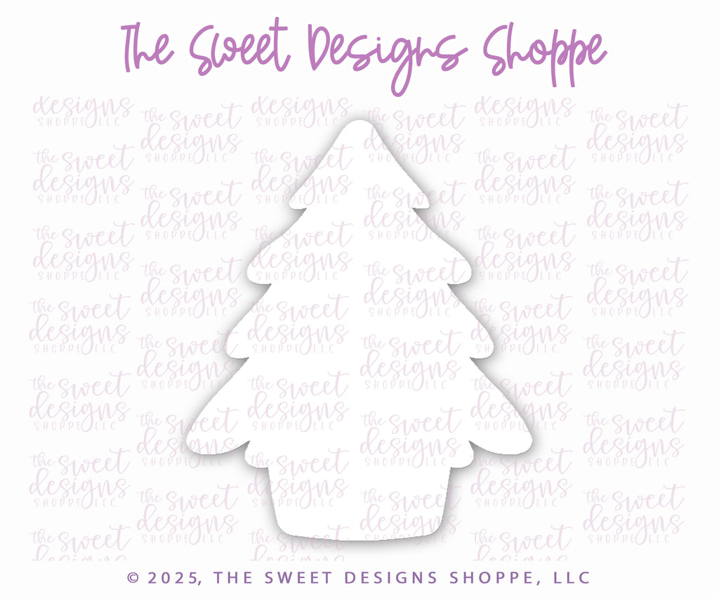 Cookie Cutters - Christmas Tree in Basket - Cookie Cutter - The Sweet Designs Shoppe - TSDS - - ALL,Christmas,Christmas / Winter,Cookie Cutter,Nature,new,Promocode,STL