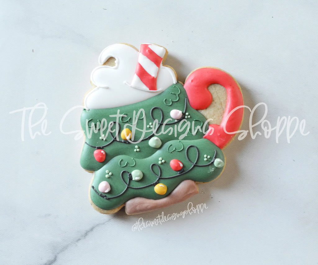 Cookie Cutters - Christmas Tree Mug - Cookie Cutter - Sweet Designs Shoppe - - ALL, Christmas, Christmas / Winter, Christmas Cookies, coffee, Cookie Cutter, Fall, Fall / Thanksgiving, Food & Beverages, Food and Beverage, mug, mugs, Promocode