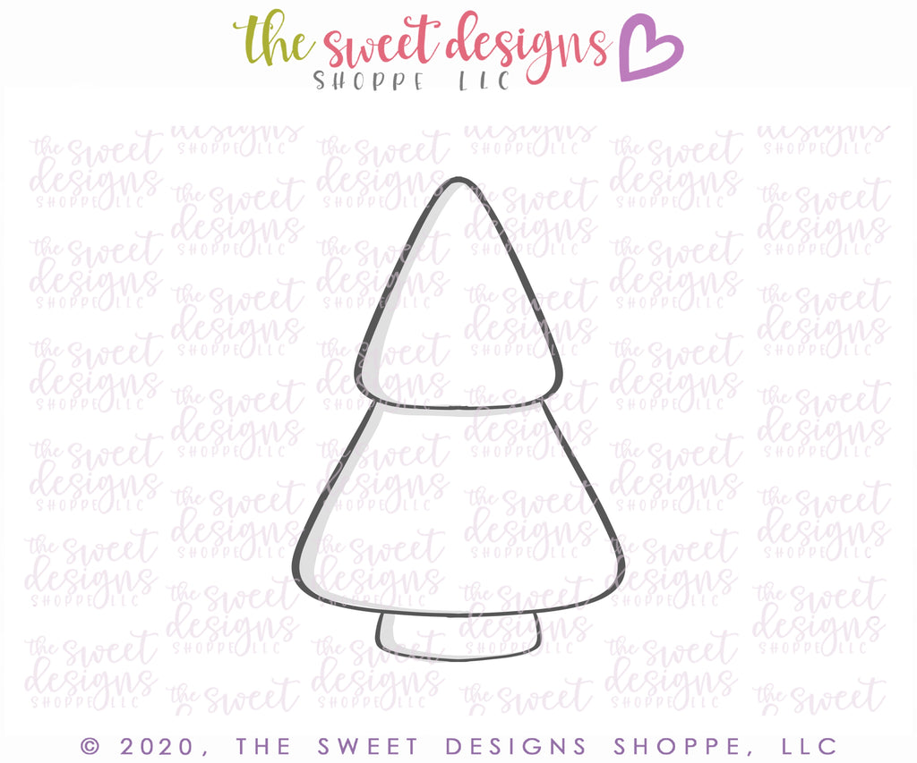Cookie Cutters - Christmas Tree Set - Cookie Cutters - The Sweet Designs Shoppe - TSDS - - ALL,Christmas,Christmas / Winter,Cookie Cutter,Mini Set,Mini Sets,Promocode,regular sets,set,STL