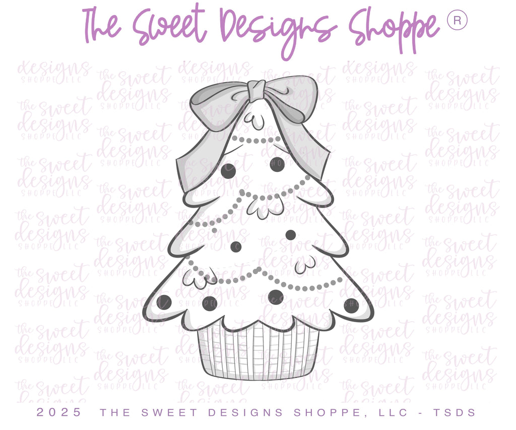 Cookie Cutters - Christmas Vintage Tree - Cookie Cutter - The Sweet Designs Shoppe - TSDS - - ALL,Christmas,Christmas / Winter,Cookie Cutter,Nature,new,Promocode,STL