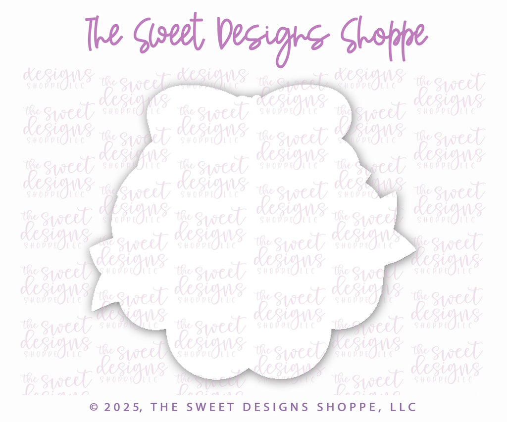 Cookie Cutters - Christmas with Ribbon Cookie Cutter Set - Set of 3 - Cookie Cutters - The Sweet Designs Shoppe - TSDS - - ALL,Christmas,Christmas / Winter,Cookie Cutter,new,PLAQUES HANDLETTERING,Promocode,regular sets,set,STL