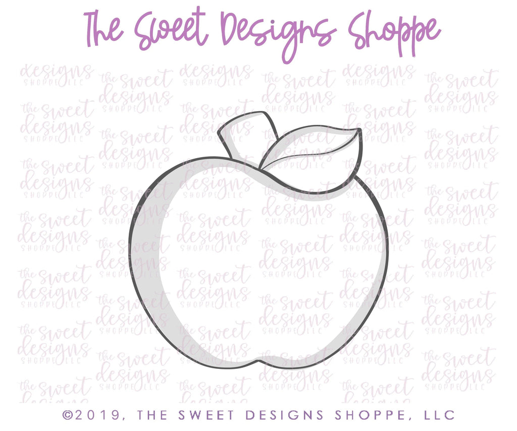 Cookie Cutters - Chubby Apple - Cookie Cutter - Sweet Designs Shoppe - - ALL, Cookie Cutter, Customize, Food, Food & Beverages, Grad, graduations, Promocode, School / Graduation