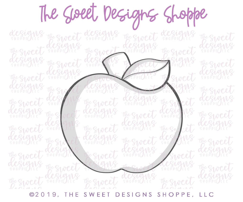 Cookie Cutters - Chubby Apple - Cookie Cutter - The Sweet Designs Shoppe - - ALL, Cookie Cutter, Customize, Food, Food & Beverages, Grad, graduations, Promocode, School / Graduation