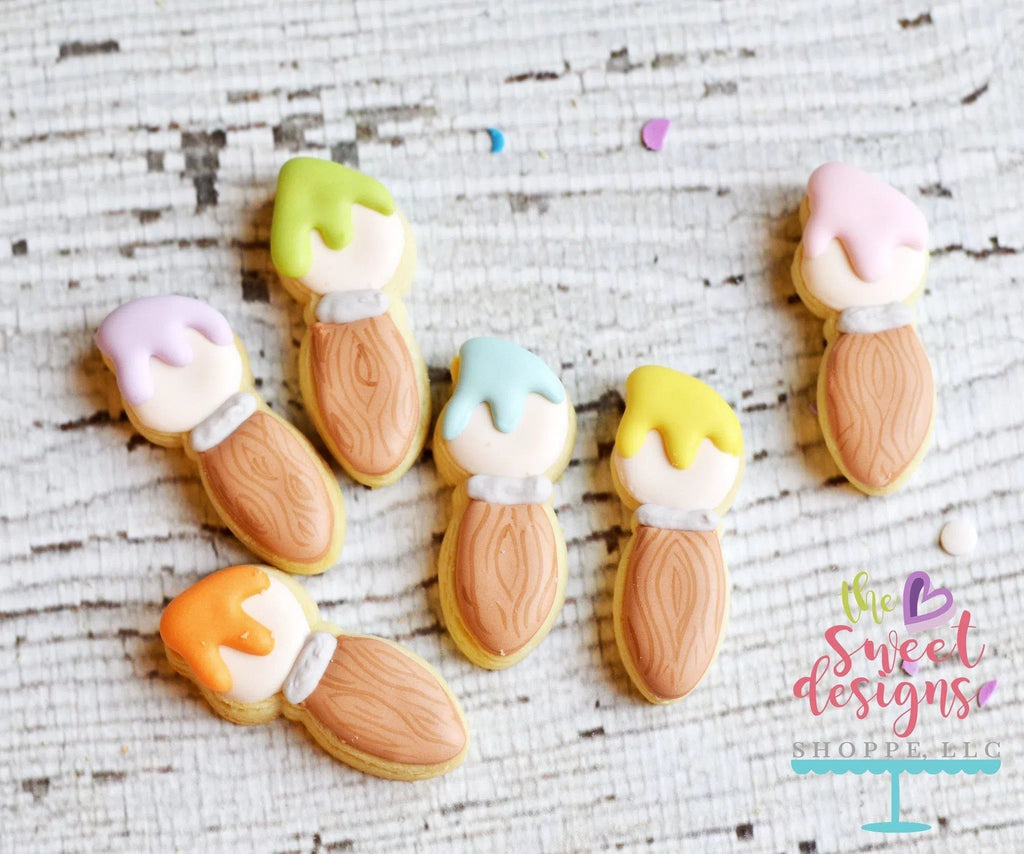 Cookie Cutters - Chubby Art Paintbrush v2 - Cookie Cutter - The Sweet Designs Shoppe - TSDS - - ALL,brush,Cookie Cutter,Customize,Easter / Spring,Grad,graduations,Hobbies,paint,Promocode,School / Graduation,STL