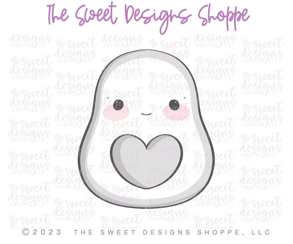 Cookie Cutters - Chubby Avocado - Cookie Cutter - The Sweet Designs Shoppe - TSDS - - ALL,Cookie Cutter,Food,Food and Beverage,Food beverages,Fruits and Vegetables,Promocode,Valentines