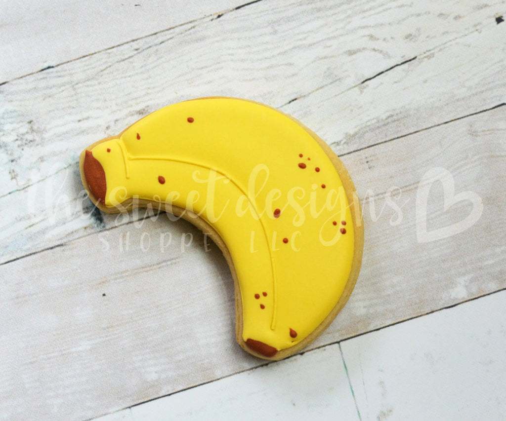 Cookie Cutters - Chubby Banana - Cookie Cutter - The Sweet Designs Shoppe - TSDS - - ALL,back to school,Cookie Cutter,Food,Food & Beverages,Fruits and Vegetables,Grad,graduations,platano,Promocode,school,School / Graduation