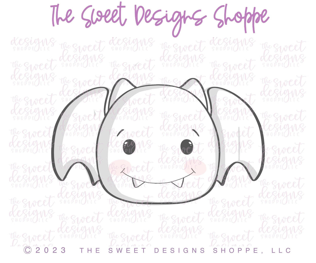 Cookie Cutters - Chubby Bat 2023 - Cookie Cutter - The Sweet Designs Shoppe - - ALL, Animal, Animals, Bat, Cookie Cutter, Customize, Fall / Halloween, halloween, Promocode