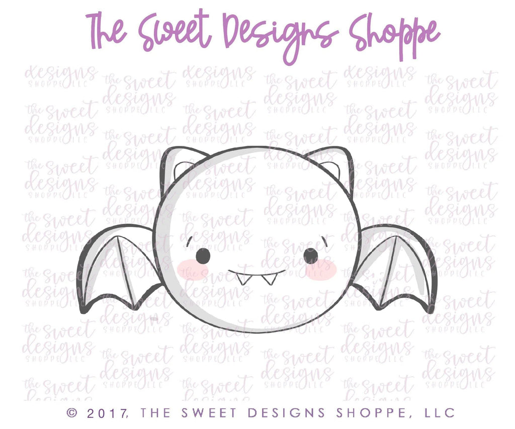 Cookie Cutters - Chubby Bat V2 - Cookie Cutter - The Sweet Designs Shoppe - - ALL, Animal, Animals, Bat, Cookie Cutter, Customize, Fall / Halloween, halloween, Promocode, STL