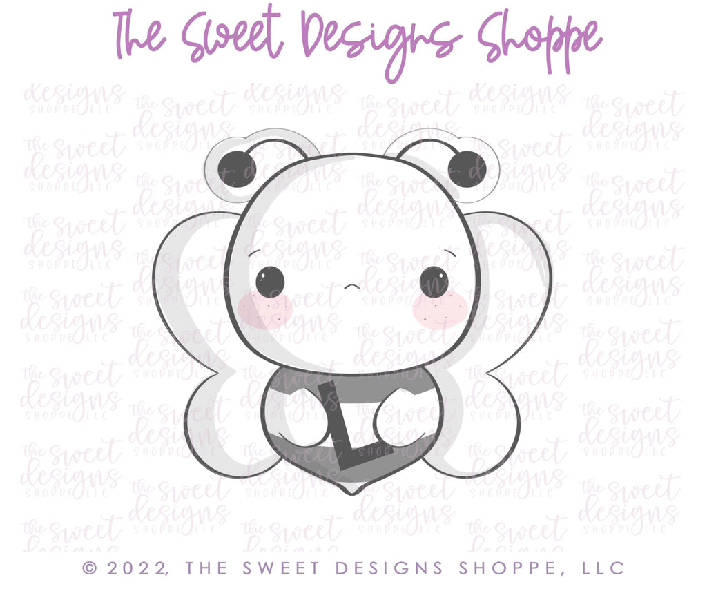 Cookie Cutters - Chubby Bee 2022 - Cookie Cutter - Sweet Designs Shoppe - - ALL, Animal, Animals, Animals and Insects, Cookie Cutter, Easter / Spring, Promocode, Spring, valentine, valentines