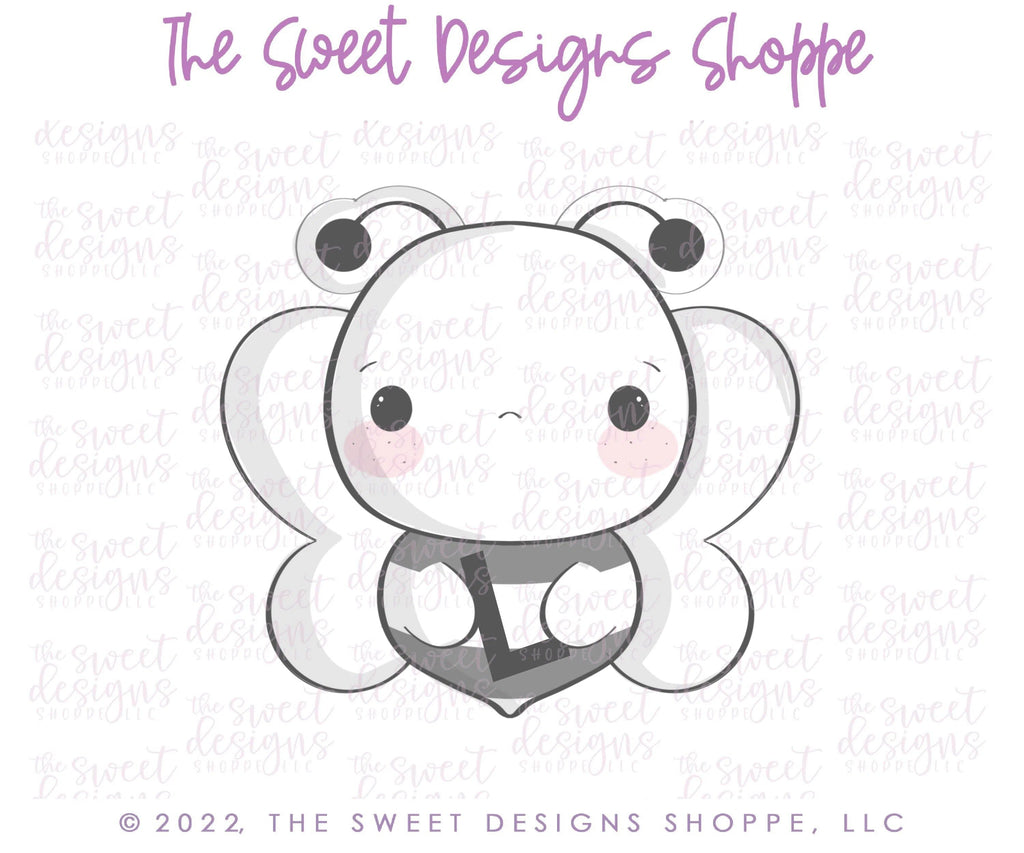 Cookie Cutters - Chubby Bee 2022 - Cookie Cutter - The Sweet Designs Shoppe - - ALL, Animal, Animals, Animals and Insects, Cookie Cutter, Easter / Spring, Promocode, Spring, valentine, valentines