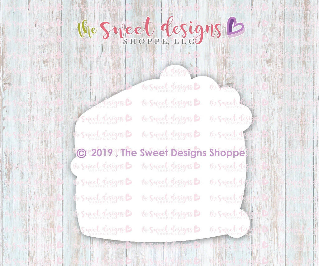 Cookie Cutters - Chubby Birthday Cake - Cookie Cutter - The Sweet Designs Shoppe - - 2019, ALL, Birthday, cake, cake slice, celebration, Cookie Cutter, dessert, Food, Food & Beverages, Food and Beverage, Promocode, Sweets