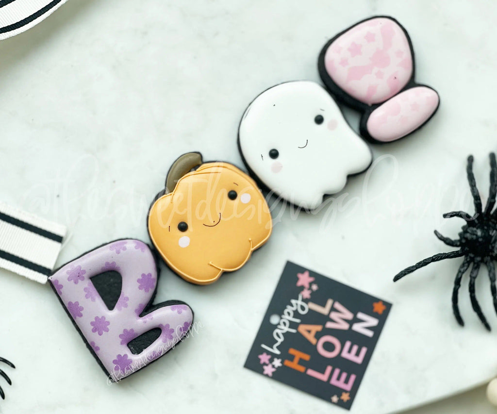 Cookie Cutters - Chubby BOO! Cookie Cutter - Set of 4 - Cookie Cutters - The Sweet Designs Shoppe - - ALL, Cookie Cutter, halloween, Mini Sets, Promocode, regular sets, set