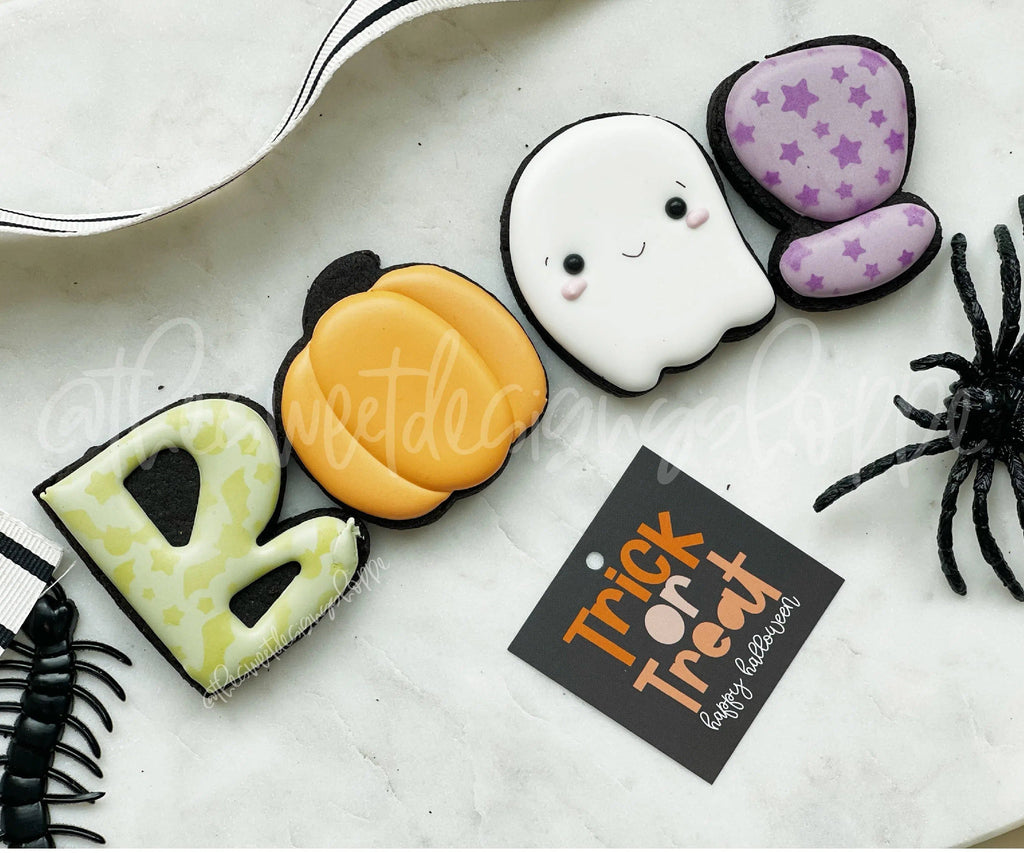 Cookie Cutters - Chubby BOO! Cookie Cutter - Set of 4 - Cookie Cutters - The Sweet Designs Shoppe - - ALL, Cookie Cutter, halloween, Mini Sets, Promocode, regular sets, set