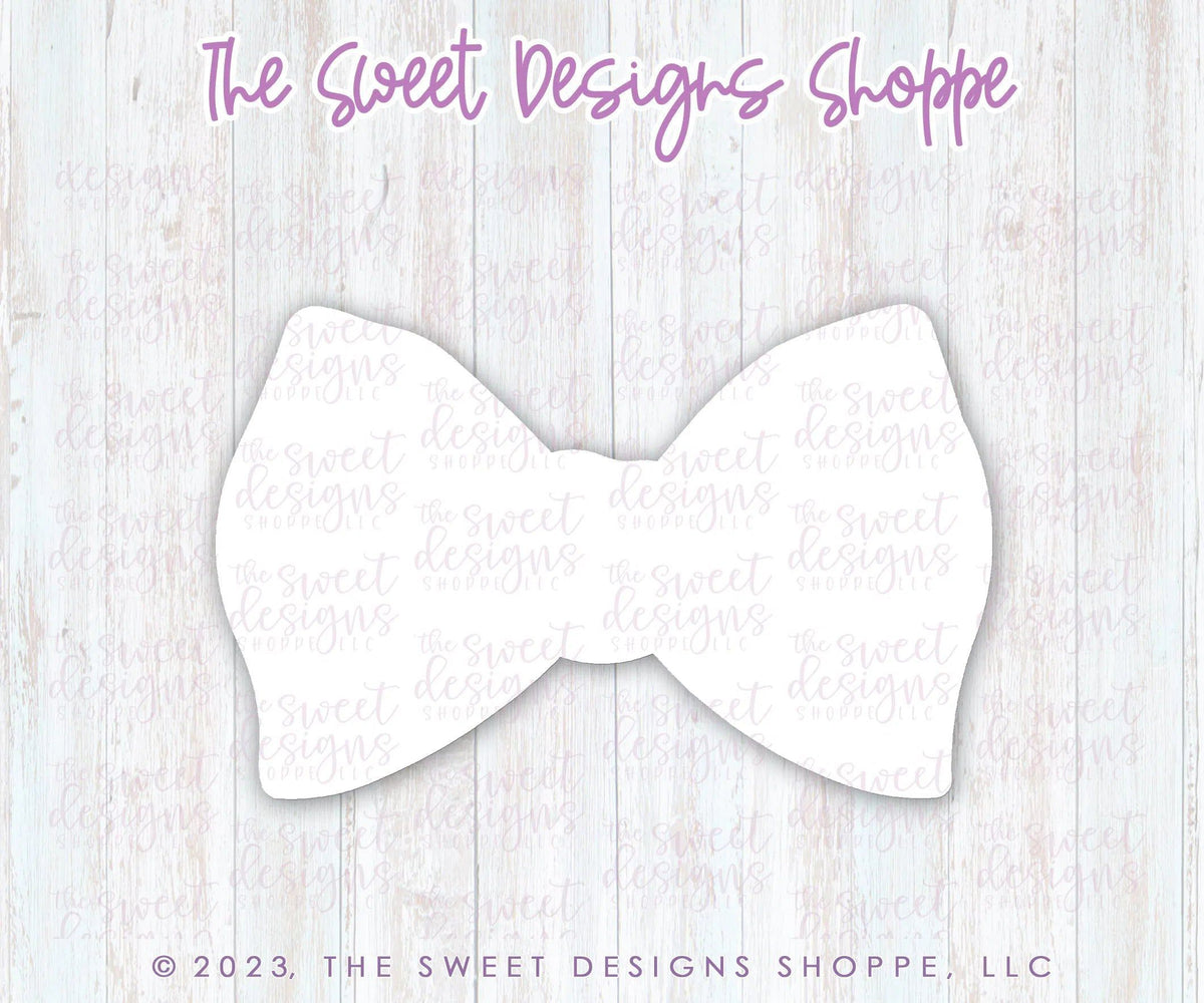 Cookie Cutters - Chubby Bow Tie - Cookie Cutter - The Sweet Designs Shoppe - TSDS - - Accesories,Accessories,accessory,ALL,Bachelorette,bow,Clothing / Accessories,Cookie Cutter,dad,Father,father's day,grandfather,Groom,Promocode,STL,Wedding,Wedding Favors