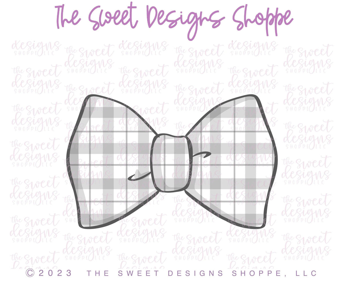Cookie Cutters - Chubby Bow Tie - Cookie Cutter - The Sweet Designs Shoppe - TSDS - - Accesories,Accessories,accessory,ALL,Bachelorette,bow,Clothing / Accessories,Cookie Cutter,dad,Father,father's day,grandfather,Groom,Promocode,STL,Wedding,Wedding Favors