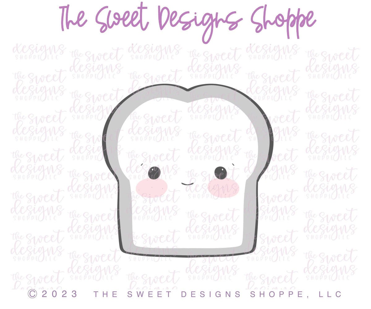 Cookie Cutters - Chubby Bread - Cookie Cutter - The Sweet Designs Shoppe - TSDS - - ALL,Bread,Cookie Cutter,Cute couple,Cute Couples,Food,Food & Beverages,Food and Beverage,Promocode,Valentines