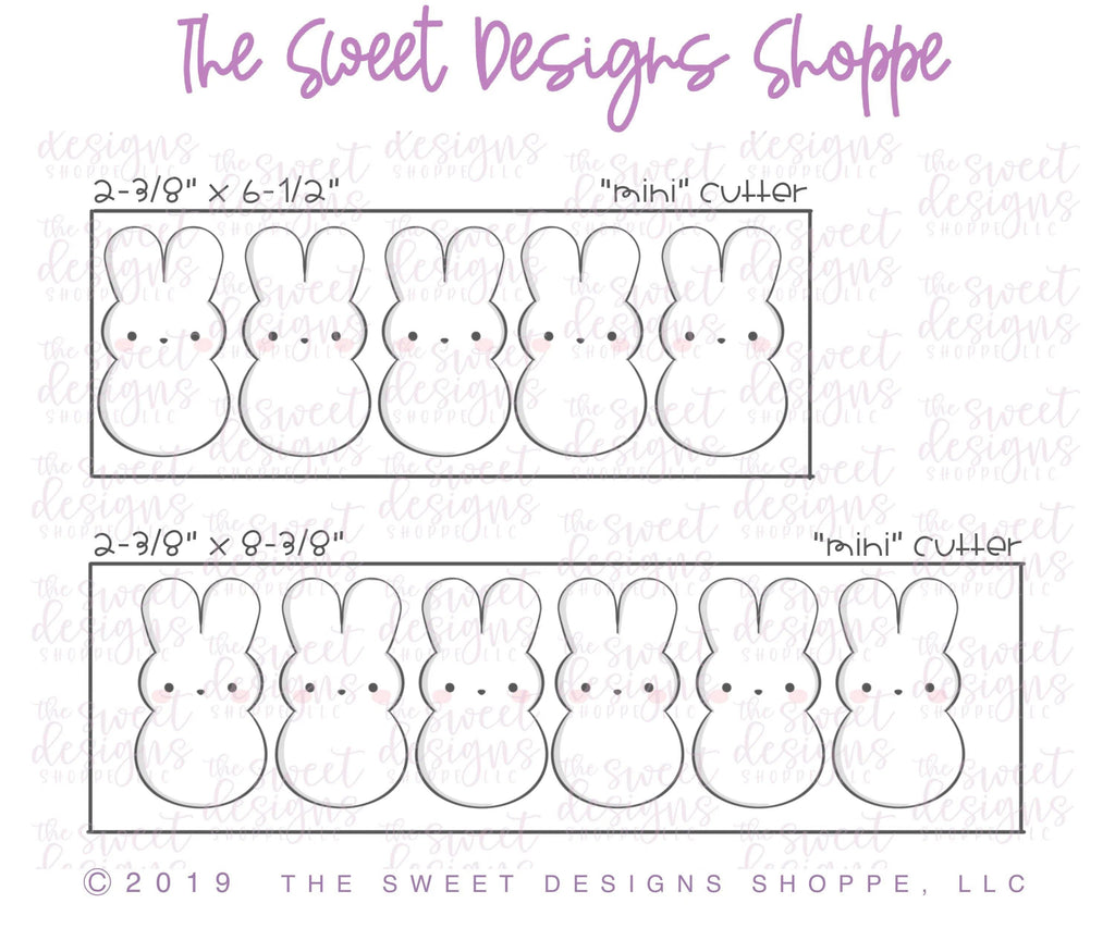 Cookie Cutters - Chubby Bunny Marshmallow - Cookie Cutter - The Sweet Designs Shoppe - TSDS - - ALL,Cookie Cutter,Easter / Spring,Food,Food & Beverages,Peep,Peeps,Promocode,STL,Sweet
