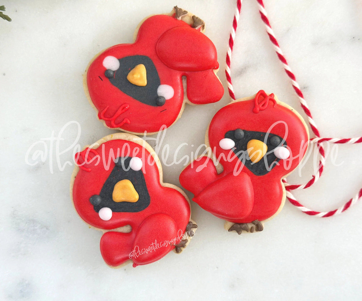 Cookie Cutters - Chubby Cardinal - Cookie Cutter - The Sweet Designs Shoppe - TSDS - - ALL,Animal,Animals,Animals and Insects,Christmas,Christmas / Winter,Cookie Cutter,Easter / Spring,Promocode,Spring,STL