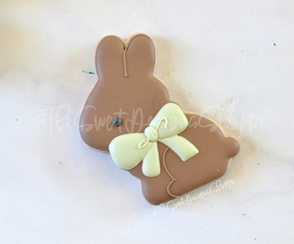 Cookie Cutters - Chubby Chocolate Bunny - Cookie Cutter - The Sweet Designs Shoppe - - ALL, Animal, Animals, Animals and Insects, Cookie Cutter, easter, Easter / Spring, Promocode