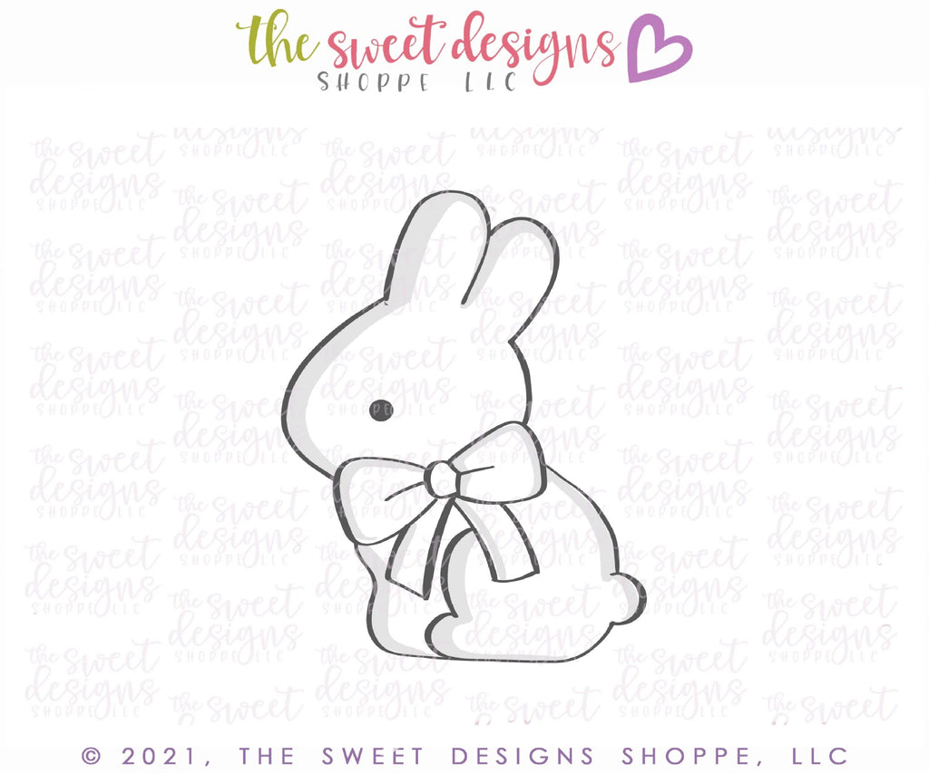 Cookie Cutters - Chubby Chocolate Bunny - Cookie Cutter - The Sweet Designs Shoppe - TSDS - - ALL,Animal,Animals,Animals and Insects,Cookie Cutter,easter,Easter / Spring,Promocode