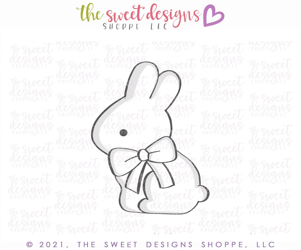 Cookie Cutters - Chubby Chocolate Bunny - Cookie Cutter - The Sweet Designs Shoppe - - ALL, Animal, Animals, Animals and Insects, Cookie Cutter, easter, Easter / Spring, Promocode