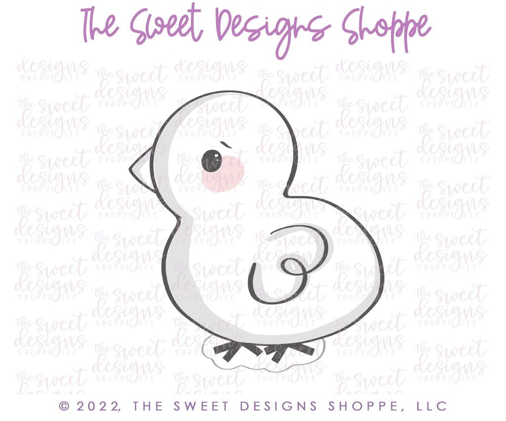 Cookie Cutters - Chubby Classic Chick - Cookie Cutter - The Sweet Designs Shoppe - - ALL, Animal, Animals, Animals and Insects, Cookie Cutter, Easter, Easter / Spring, Promocode