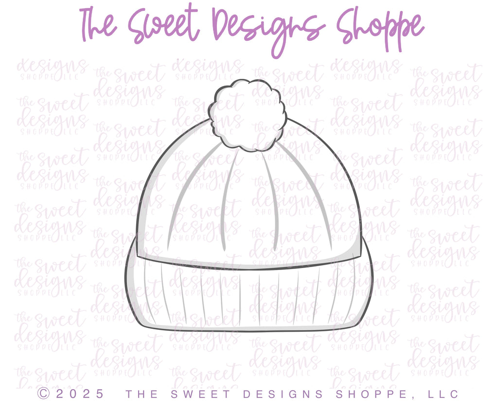 Cookie Cutters - Chubby Cozy Hat - Cookie Cutter - The Sweet Designs Shoppe - TSDS - - Accesories,Accessories,accessory,ALL,Christmas / Winter,chubby cozy hat,Clothing / Accessories,Cookie Cutter,Fall,Fall / Thanksgiving,Fall Vibes,Hat,Promocode,STL,Winter