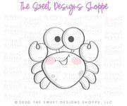 Cookie Cutters - Chubby Crab - Cookie Cutter - The Sweet Designs Shoppe - TSDS - - Accesories,ALL,Animal,Animals,Animals and Insects,beach,Cookie Cutter,Customize,nautica,pool,pool party,Promocode,R,sea,STL,Summer,under the sea