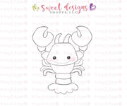 Cookie Cutters - Chubby Crawfish - Cookie Cutter - The Sweet Designs Shoppe - TSDS - - ALL,Animal,Animals,beach,Cookie Cutter,Crab,nautica,Ocean,Promocode,sand,STL,summer,under the sea