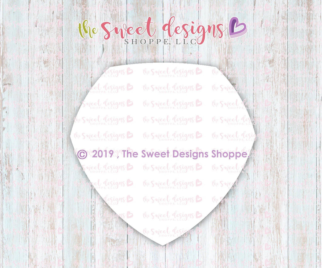 Cookie Cutters - Chubby Diamond - Cookie Cutter - The Sweet Designs Shoppe - TSDS - - ALL,basic,Basic Shapes,BasicShapes,Cookie Cutter,diamond,engagement,gem,Precious stone,Promocode,Wedding